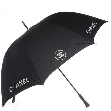 chanel umbrella black.